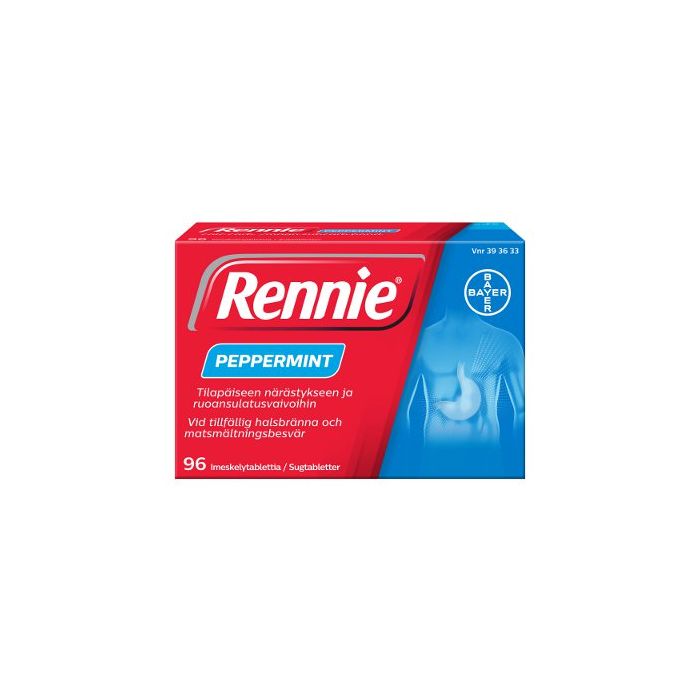 RENNIE PEPPERMINT imeskelytabletti 96 fol kuva 2