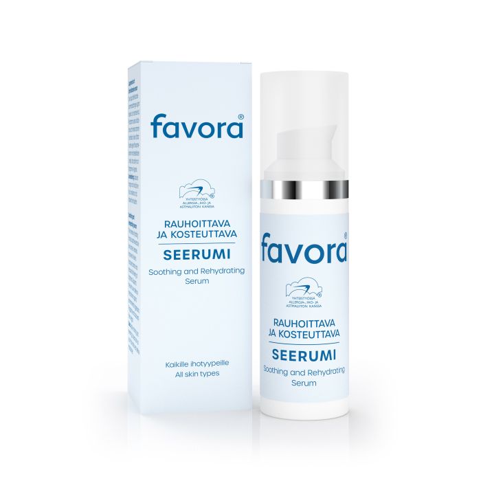 FAVORA RAUHOITTAVA&KOSTEUTTAVA SEERUMI 30 ML kuva 2