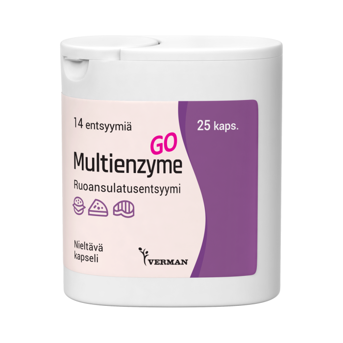 Multienzyme Go 25 kaps kuva 3