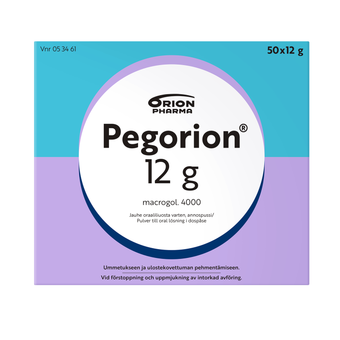 PEGORION jauhe oraaliliuosta varten, annospussi 12 g 50 x 12 g