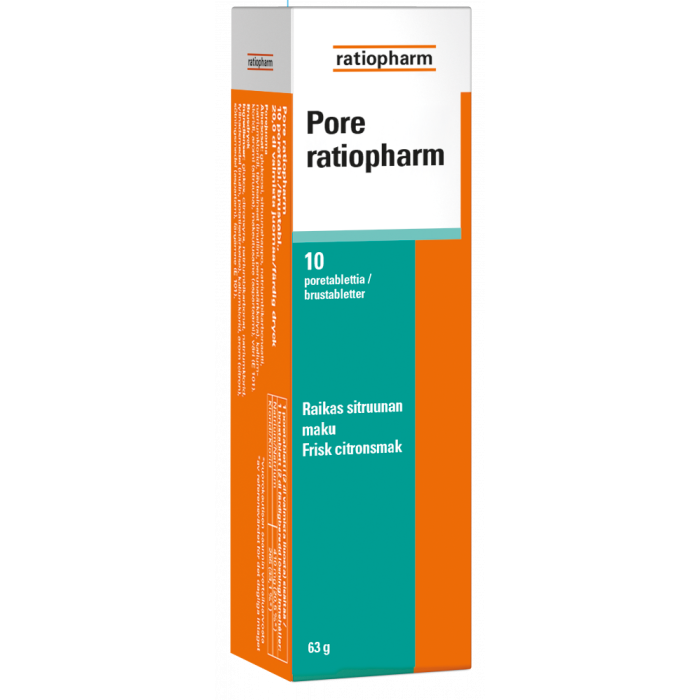 Pore ratiopharm 10 poretablettia kuva 3
