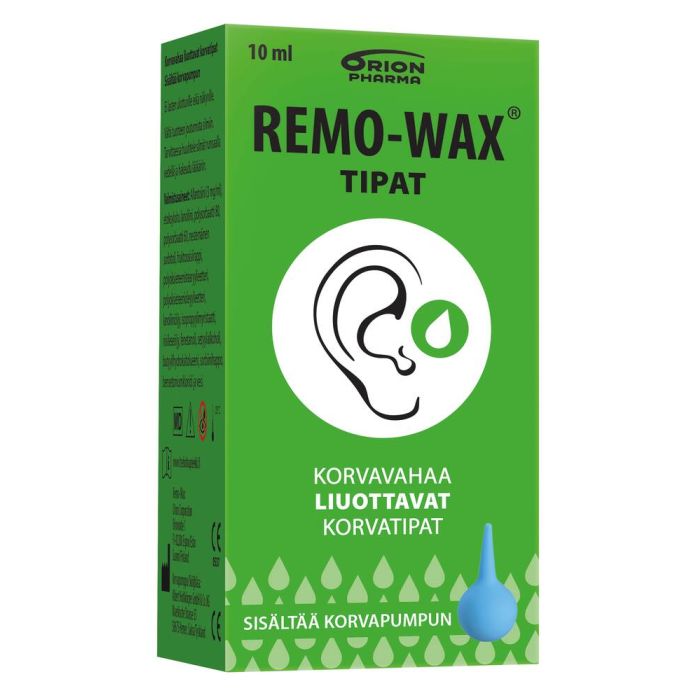 REMO-WAX KORVATIPAT + PUMPPU 10 ml kuva 3