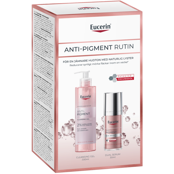Eucerin Anti-Pigment Cleansing Gel & Dual Serum Gift Pack 200 ml + 30 ml 1 kpl