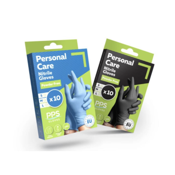 Personal Care Nitriilikäsine puuteriton sininen L 10 kpl