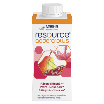 Resource Addera Plus Päärynä-Kirsikka 4x200 ml