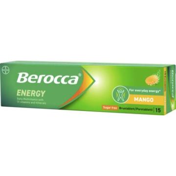 Berocca Energy Mango poretabletti 15 kpl