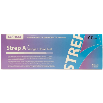 Ecotest Strep A kotitesti 1 kpl
