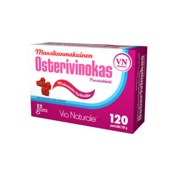 Via Naturale Osterivinokas mansikanmakuinen 120 tabl