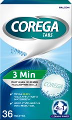 Corega Tabs 3 min 36 kpl