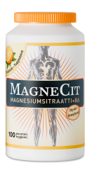 MagneCit Magnesiumsitraatti+B6-vitamiini 100 purutabl